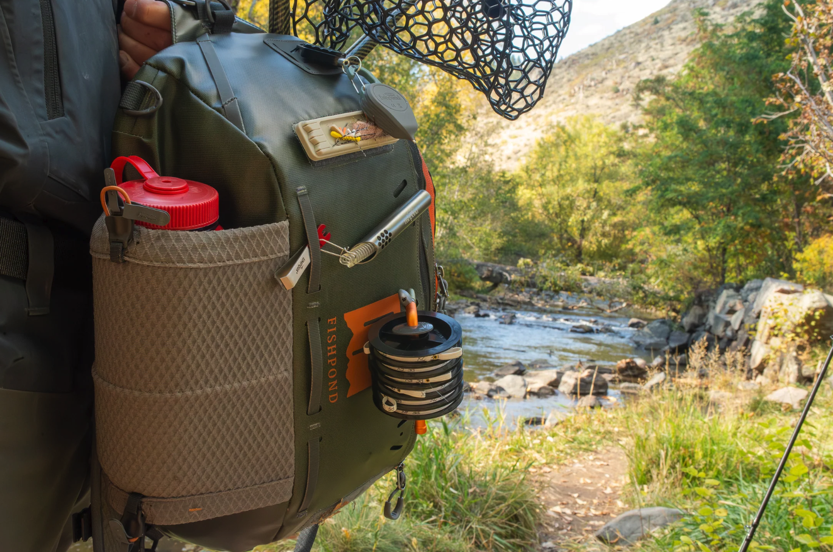 Stylish and functional Fishpond Stormshadow Sling Pack – essential for organized fishing trips