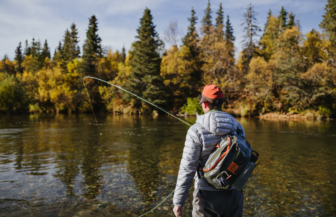 Fishpond Stormshadow Sling Pack for comfortable, hands-free fishing gear organization