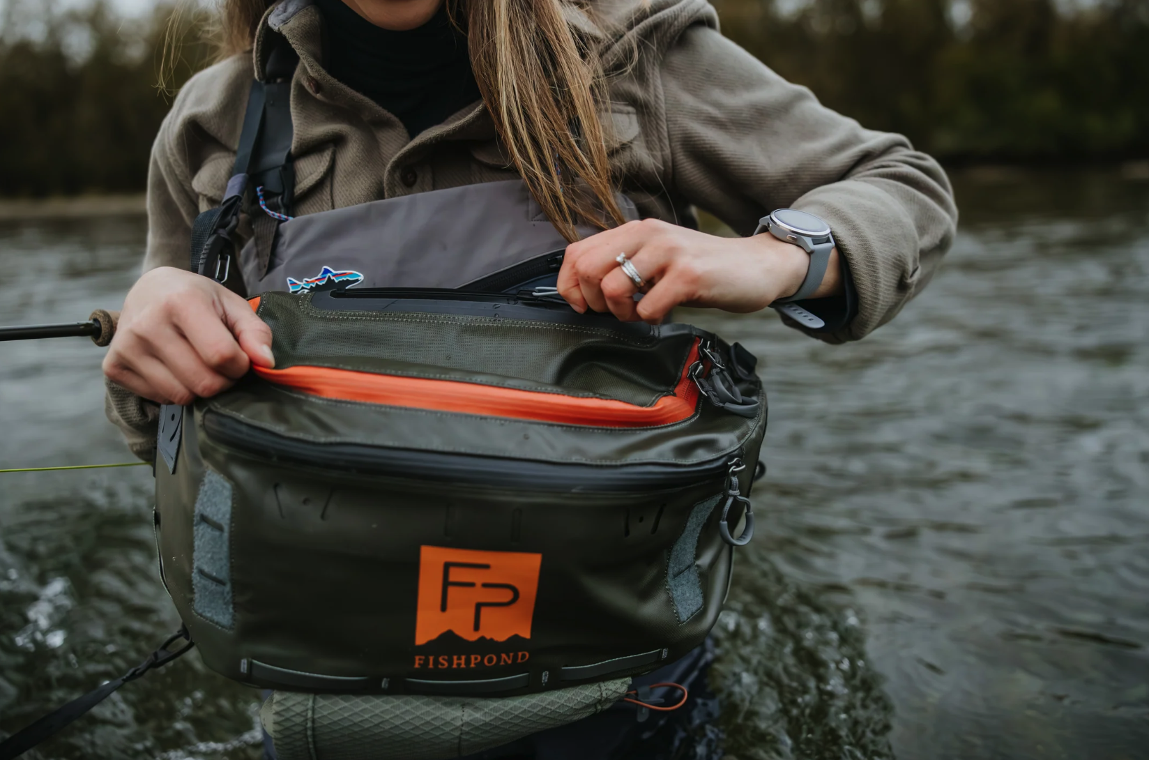 Lightweight Fishpond Stormshadow Sling Pack with breathable materials for all-day comfort