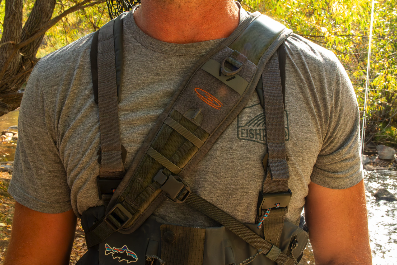Fishpond Stormshadow Sling Pack with a streamlined design for active anglers on the go