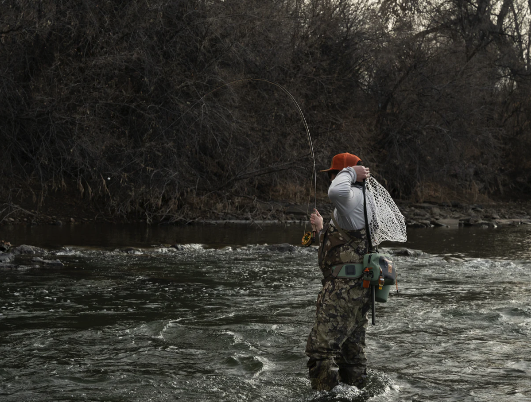 Fishpond Thunderhead Submersible Lumbar Pack Small is perfect for fly fishing rivers.