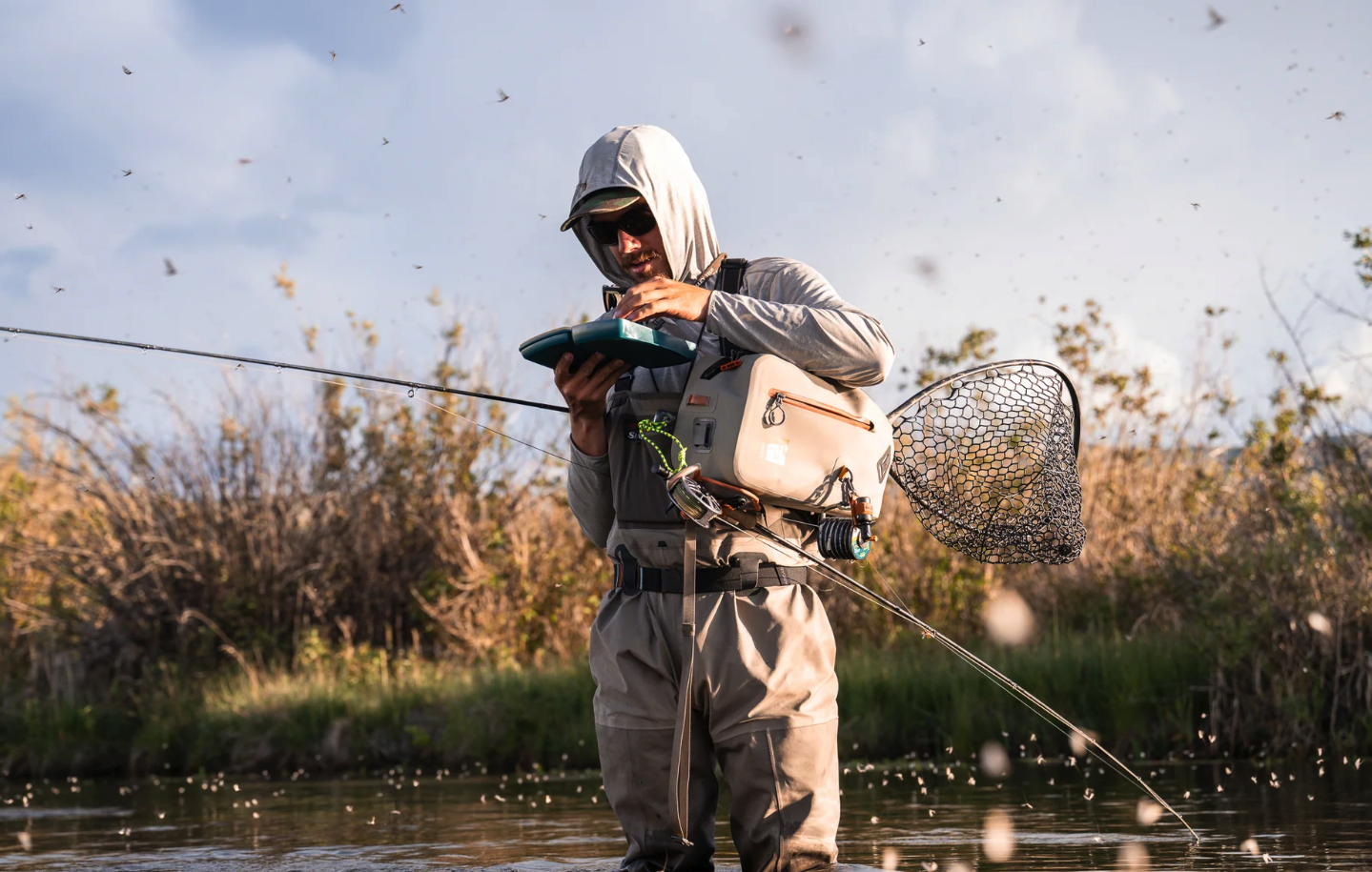 Shop the best waterproof fly fishing sling packs online.