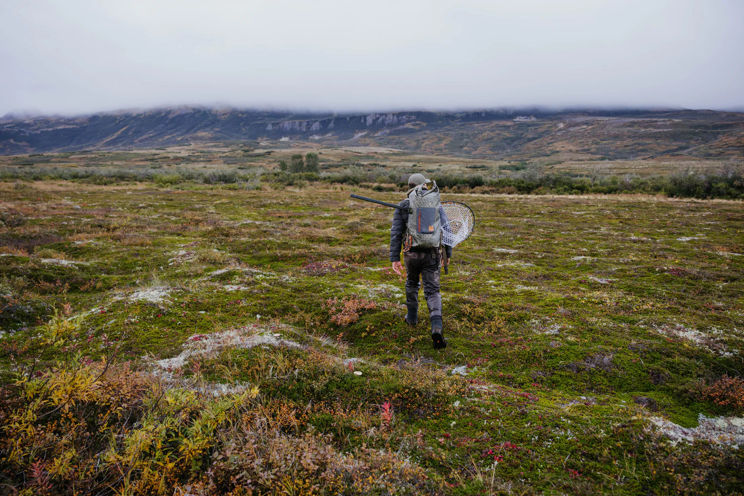 Fishing pack with hypalon attachment points for radios and GPS systems