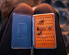 Tacky Day Pack Fly Box Burnt Orange with flies open