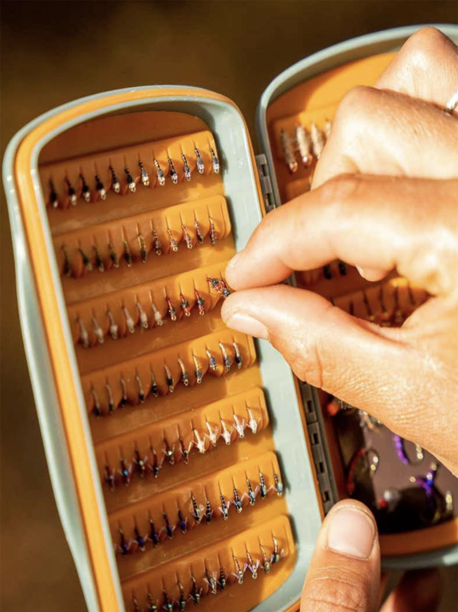 Fishpond Tacky Pescador Fly Box MagPad Small Action 2