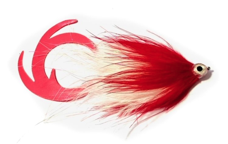Catch Dragon Musky Fly Red White color