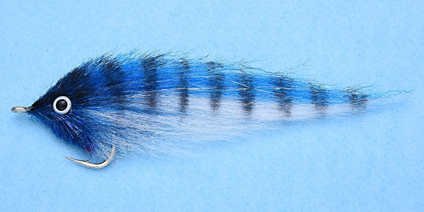 EP GT Baitfish fly in mackerel color, designed for maximum attraction in saltwater environments.