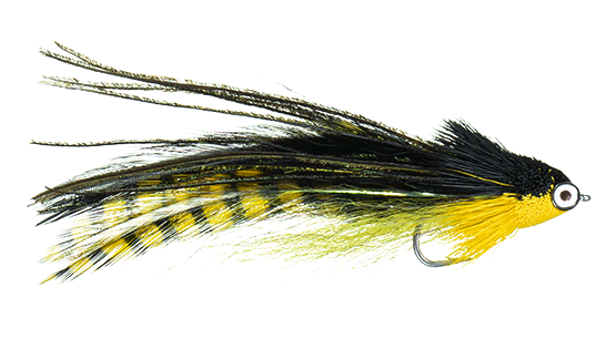 Jungle Juice fly from MFC in the black and yellow color.