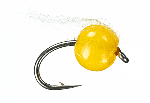 Otter's Soft Milking Egg Fly Michigan Gold color