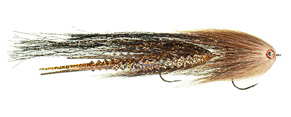 Pacchiarini's Discovery Baitfish Fly Tan Brown color