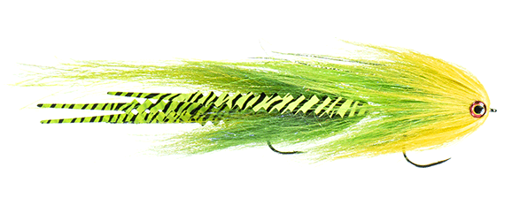 Pacchiarini's Discovery Baitfish Fly Yellow Chartreuse color