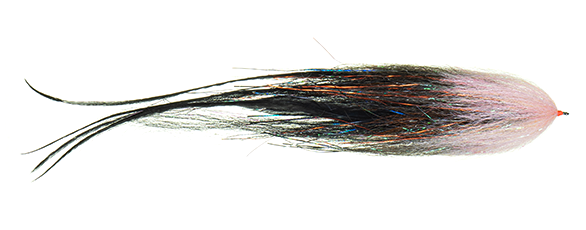 MFC Smolinski's Misfit Muppet musky fly Pink Squirrel large articulated musky streamer