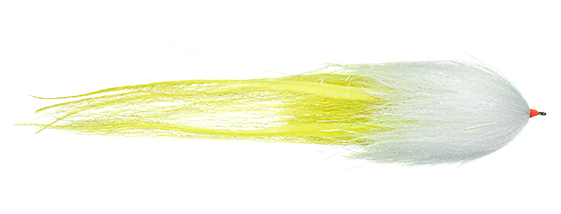 MFC Smolinski's Misfit Muppet musky fly Whitetreuse white chartreuse musky streamer