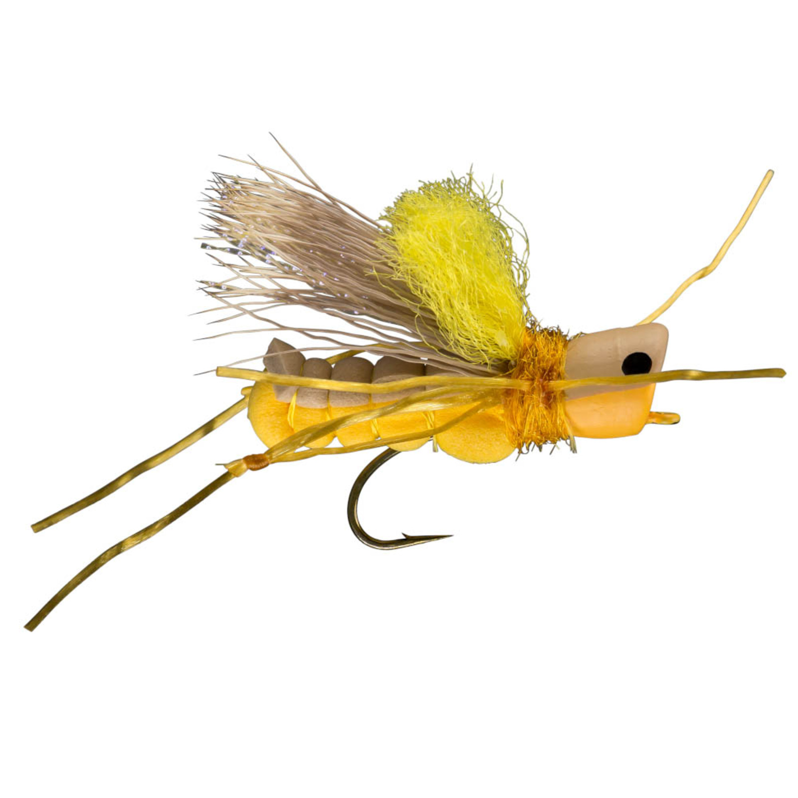Hopper Popper terrestrial fly for hopper dropper rigs and summer trout fishing