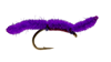 San Juan Worm Panfish Nymph Trout Fly Purple