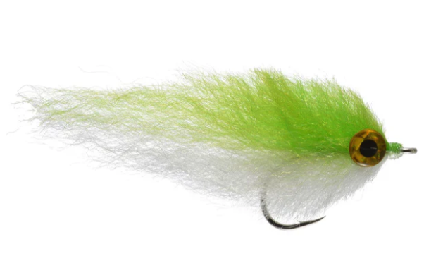 Bisharat's 4Age Fish Chartreuse/White color