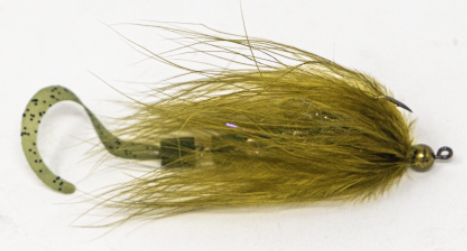 Tanner Ehlers' 5150 Olive Smallmouth Fly for Fly Fishing