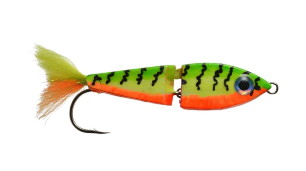 Bisharat's Live Wire fly in fire tiger color