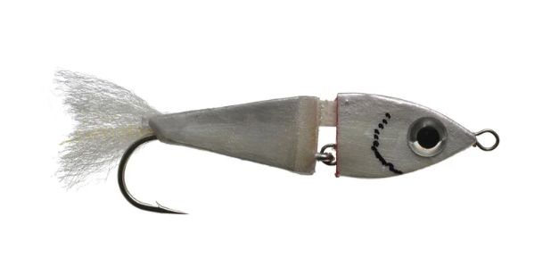 Bisharat's Live Wire fly in pearl white color