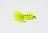 Mihulka's Crappie Special Fly in chartreuse color for fly fishing panfish bass and trout.