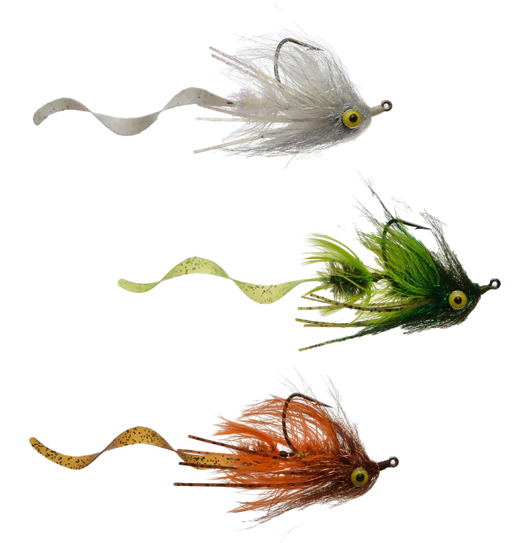 Three available colors of the Satkowski's Devil Dog Fly