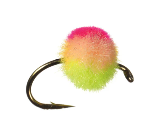 Best egg flies for fly fishing steelhead and trout in rivers.