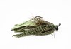Pat Ehlers' Grim Reaper Fly in green pumpkin color is a versatile bass fly for rivers and lakes.