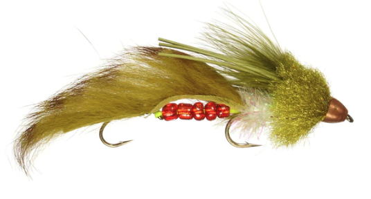 Great streamer to add to your fly box for bass fishing available online