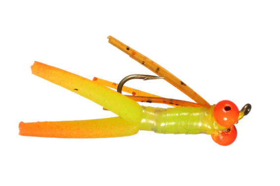 J's Little Devil fly in orange color.