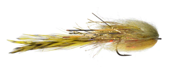 Mason's Scatterbrain Minnow fly in perch color