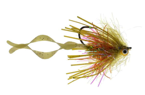 Carpenter's Poseidon's Pet fly in olive color.