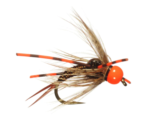 Shop Rainy's Hot Head Copper steelhead nymph fishing flies.