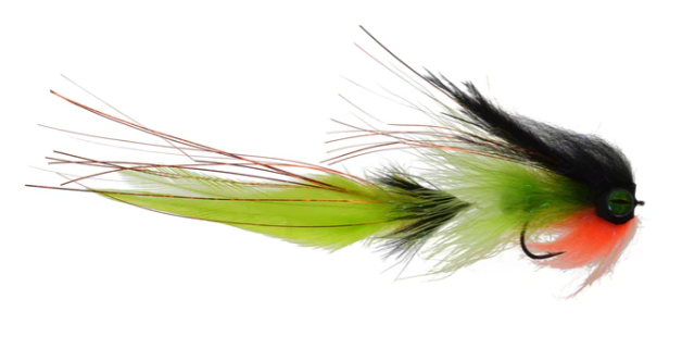 Satkowski's Zombie Fluke fly in fire tiger color