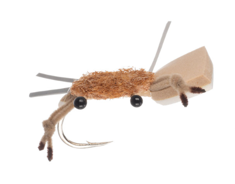 Chicone's Contraband Crab Fly in tan color