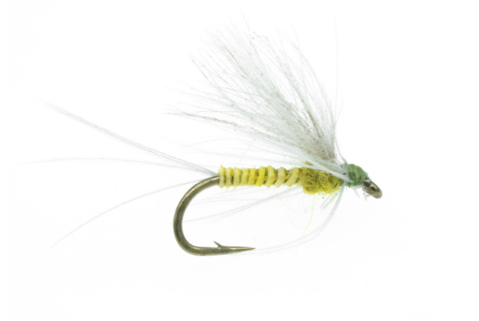 Wet fly with CDC wing for high floatation
