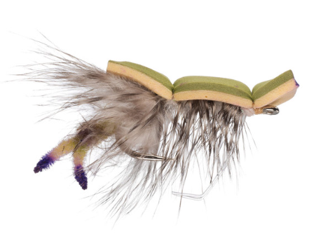 Skok's Strong Arm Floating Crab Fly in pass crab color