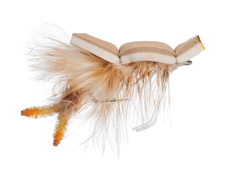 Skok's Strong Arm Floating Crab Fly in sargassum color