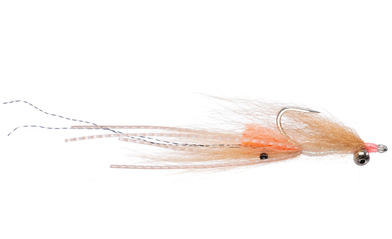 Umpqua Spawning Shrimp Bead Chain Fly in tan color