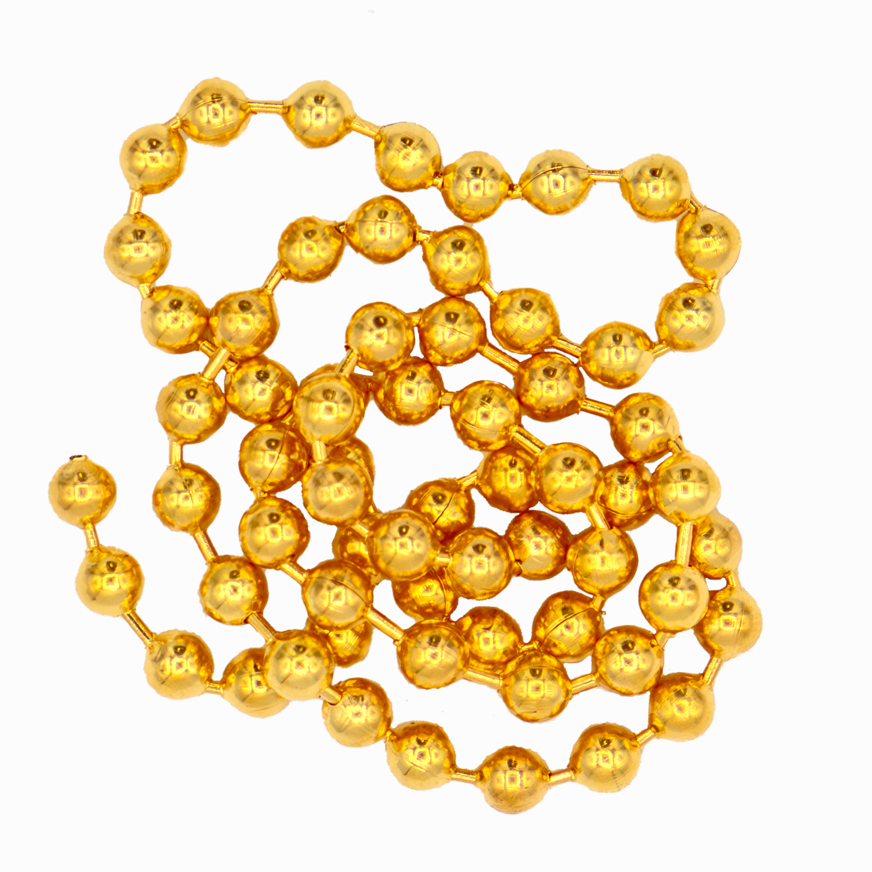 Gold Bead Chain Fly Tying Eyes for adding weight to flies