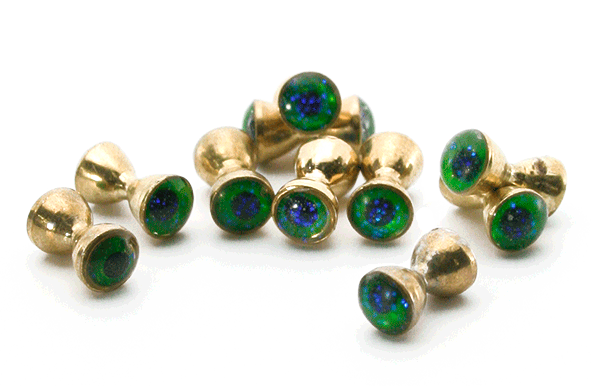 MFC Sparkle Dumbbell Eyes Gold Sparkle Green