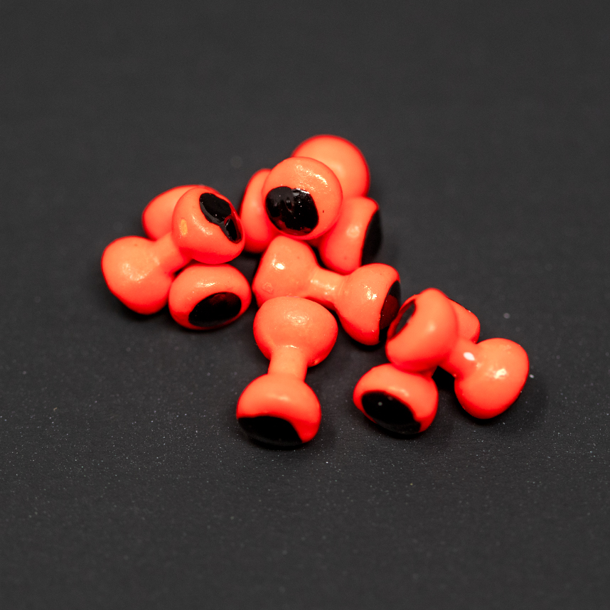 Versatile Painted Dumbbell Eyes for crafting Bob Clouser’s Minnow and other bass flies