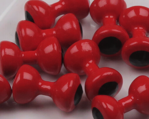 Durable Painted Dumbbell Eyes for fly tying, ideal for deep water fishing styles.