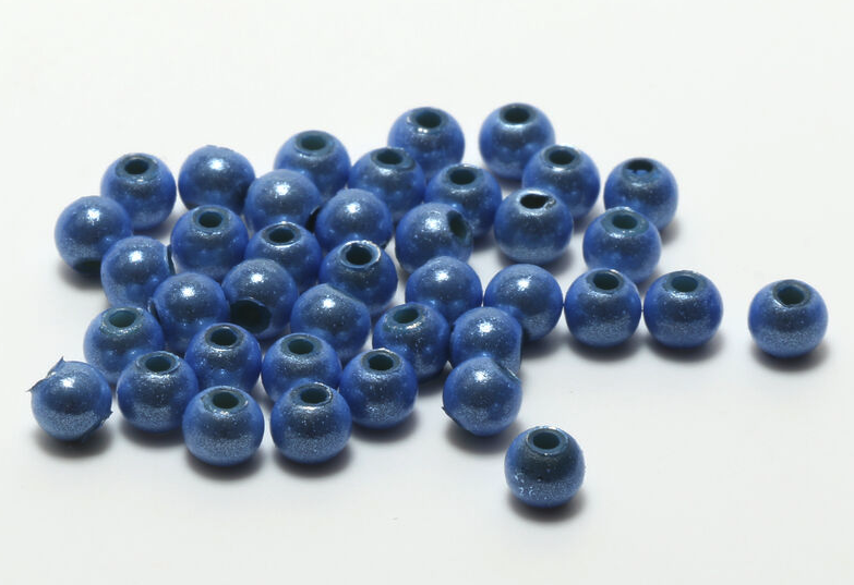 Colorful 3D Beads from Hareline for dynamic bass fly patterns