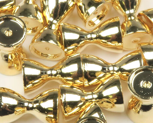 Sunken Barbell Brass Eyes Gold