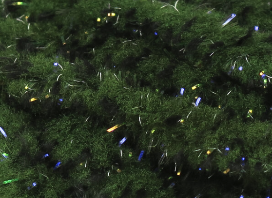 Hareline UV Mottled Galaxy Mop Chenille Dark Olive