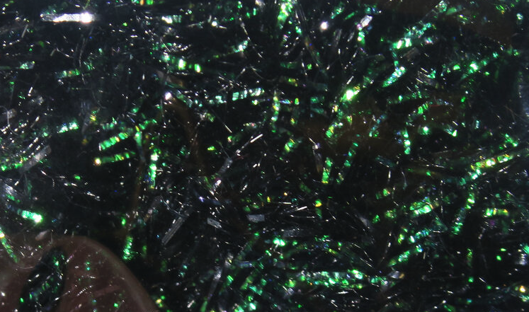 Hareline Krystal Flash Chenille Black