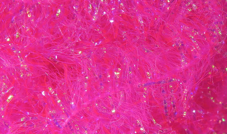 Hareline Krystal Flash Chenille Fl Fuchsia