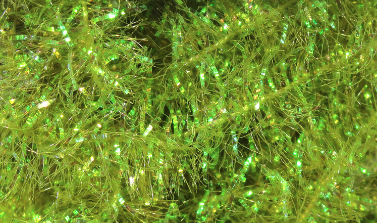 Hareline Krystal Flash Chenille Olive