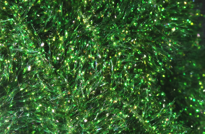 Hareline Krystal Flash Chenille Peacock