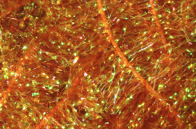 Hareline Krystal Flash Chenille Pumpkin